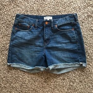 Madewell Highrise Mid Length Shorts